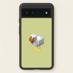Mining Chicken  - Minecraft Phone Case for Google Pixel 7
