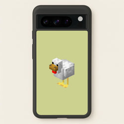 Mining Chicken  - Minecraft Phone Case for Google Pixel 8 Pro