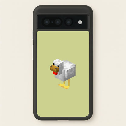 Mining Chicken  - Minecraft Phone Case for Google Pixel 7 Pro