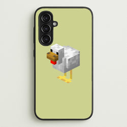 Mining Chicken  - Minecraft Phone Case for Galaxy A16