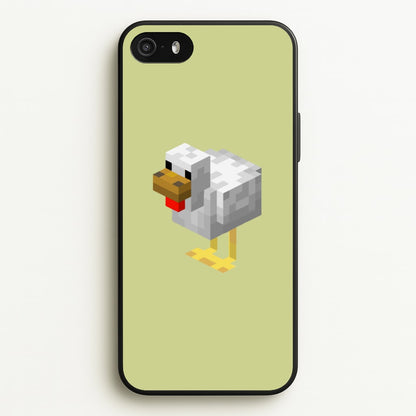 Mining Chicken  - Minecraft Phone Case for iPhone 5 / 5s / SE 2016