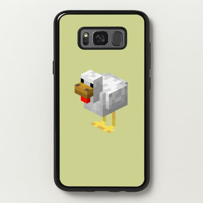Mining Chicken  - Minecraft Phone Case for Galaxy S8