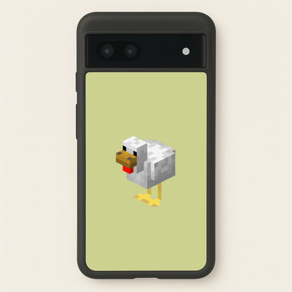 Mining Chicken  - Minecraft Phone Case for Google Pixel 6a