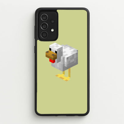 Mining Chicken  - Minecraft Phone Case for Galaxy A52 / A52s