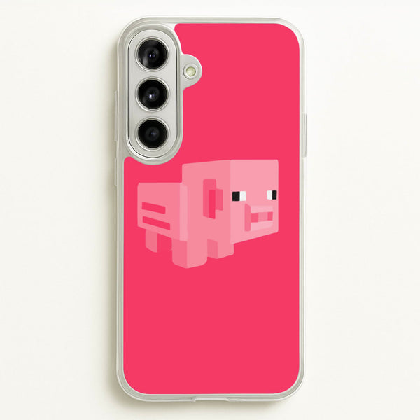 Mining Pig  - Minecraft Phone Case for Galaxy A56