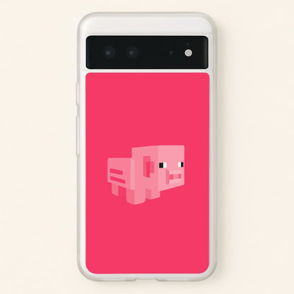 Mining Pig  - Minecraft Phone Case for Google Pixel 6