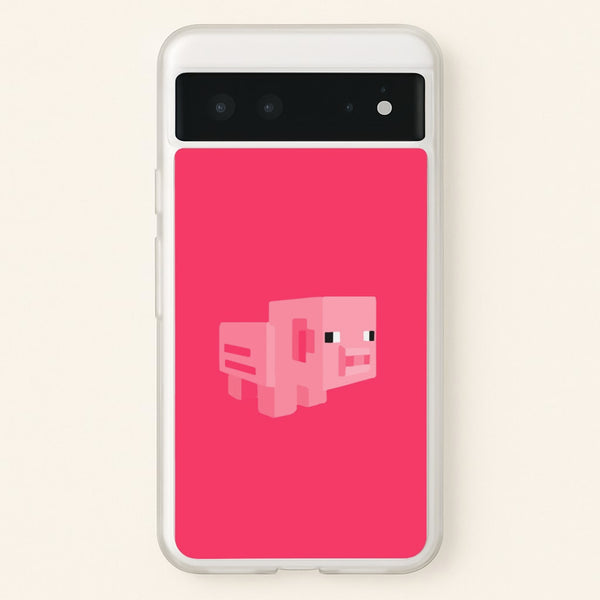 Mining Pig  - Minecraft Phone Case for Google Pixel 6