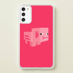 Mining Pig  - Minecraft Phone Case for Galaxy A41