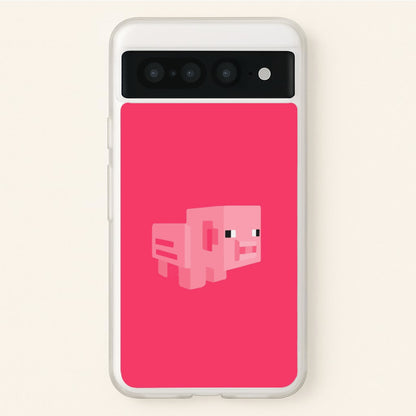 Mining Pig  - Minecraft Phone Case for Google Pixel 7 Pro