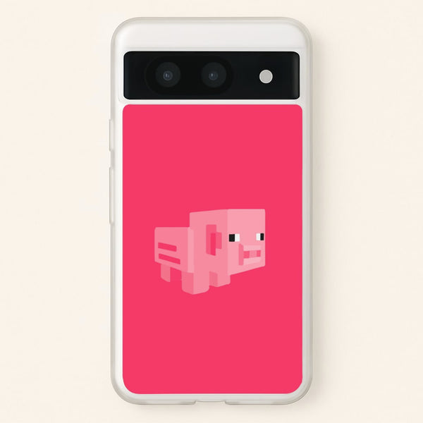Mining Pig  - Minecraft Phone Case for Google Pixel 8a