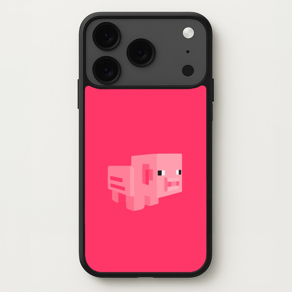 Mining Pig Phone Case for iPhone 17 Pro Max