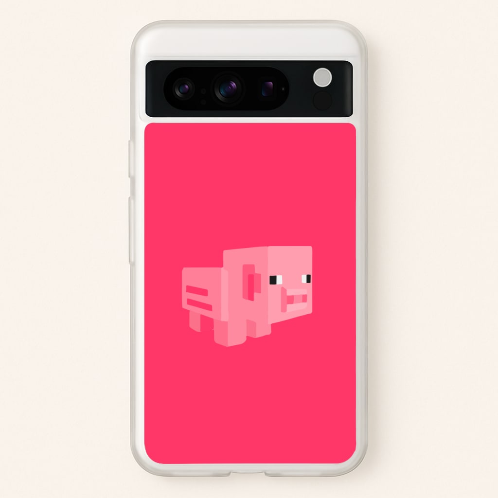 Mining Pig  - Minecraft Phone Case for Google Pixel 8 Pro