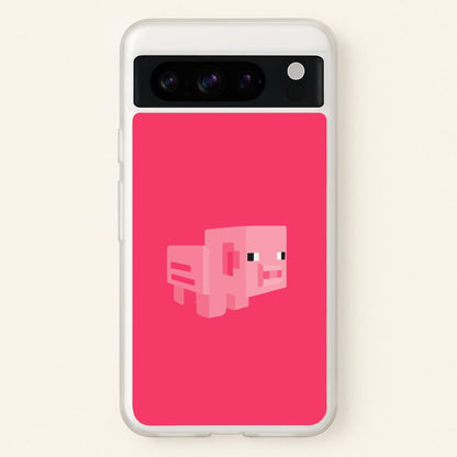Mining Pig  - Minecraft Phone Case for Google Pixel 8 Pro