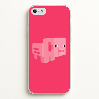 Mining Pig  - Minecraft Phone Case for iPhone 5 / 5s / SE 2016