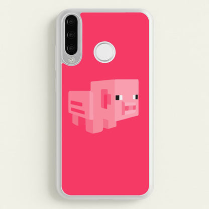 Mining Pig  - Minecraft Phone Case for Huawei P30 Lite