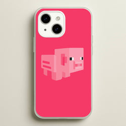 Mining Pig  - Minecraft Phone Case for iPhone 15 Plus