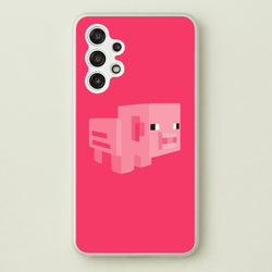 Mining Pig  - Minecraft Phone Case for Galaxy A13