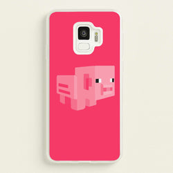 Mining Pig  - Minecraft Phone Case for Galaxy S9