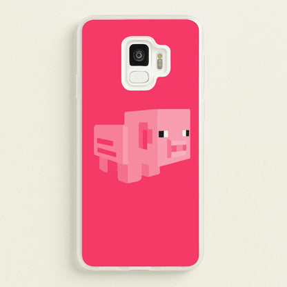 Mining Pig  - Minecraft Phone Case for Galaxy S9