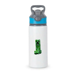 Mining Creeper Active Water Bottle - Blue
