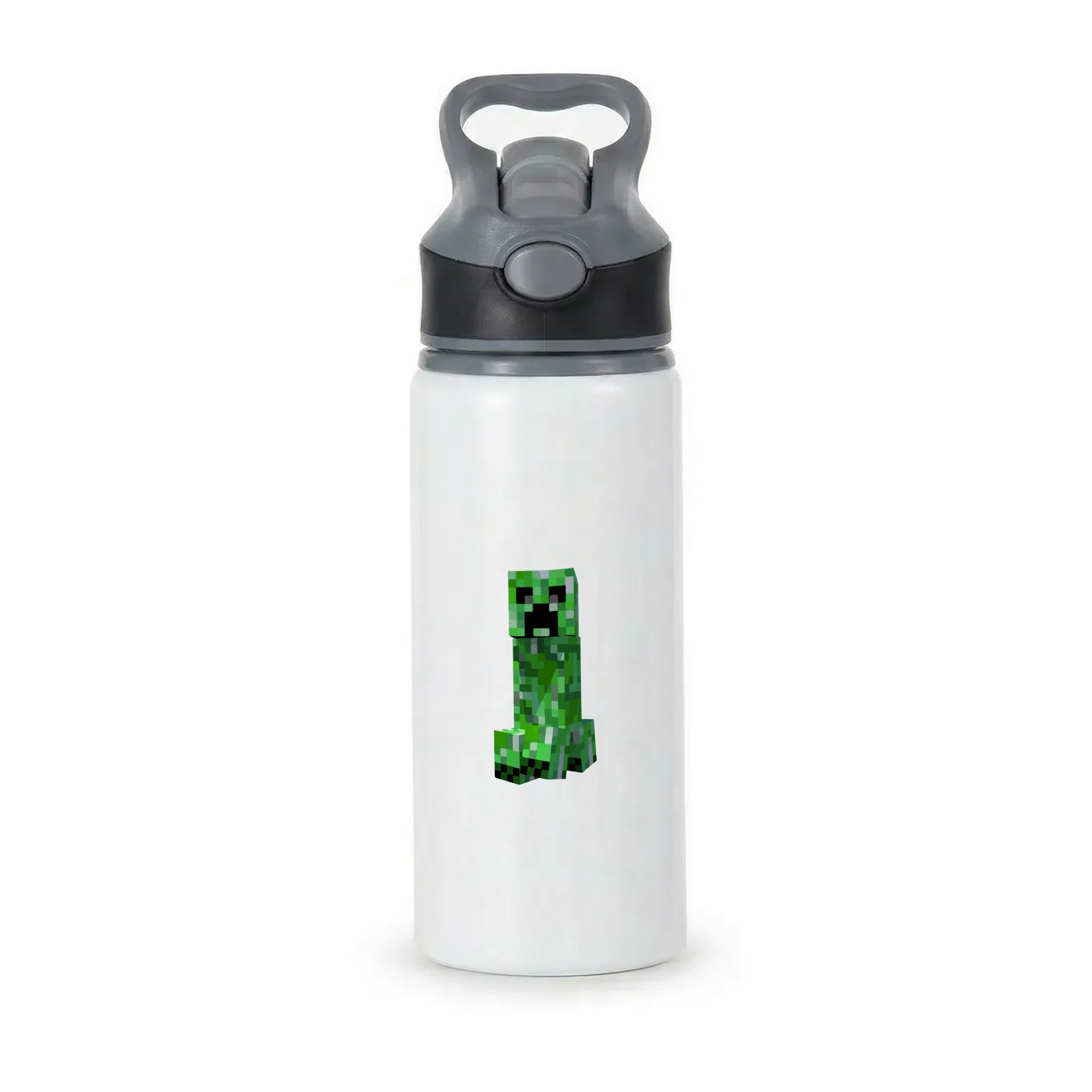 Mining Creeper Active Water Bottle - Black