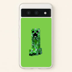 Mining Creeper  - Minecraft Phone Case for Google Pixel 8a