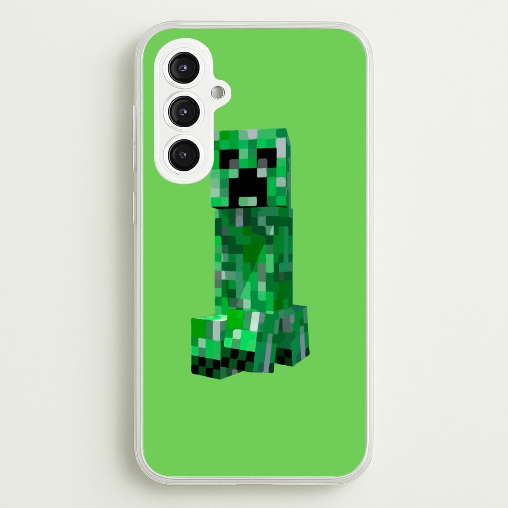 Mining Creeper  - Minecraft Phone Case for Galaxy S23FE