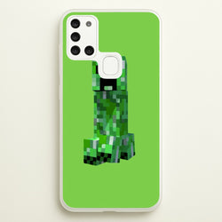 Mining Creeper  - Minecraft Phone Case for Galaxy A21s