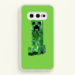 Mining Creeper  - Minecraft Phone Case for Galaxy S10e