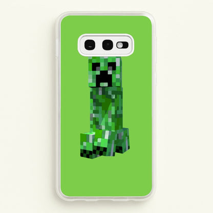 Mining Creeper  - Minecraft Phone Case for Galaxy S10e