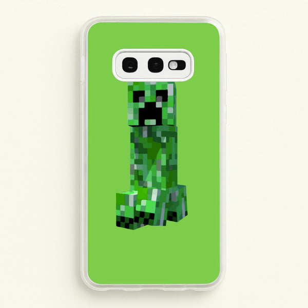 Mining Creeper  - Minecraft Phone Case for Galaxy S10e