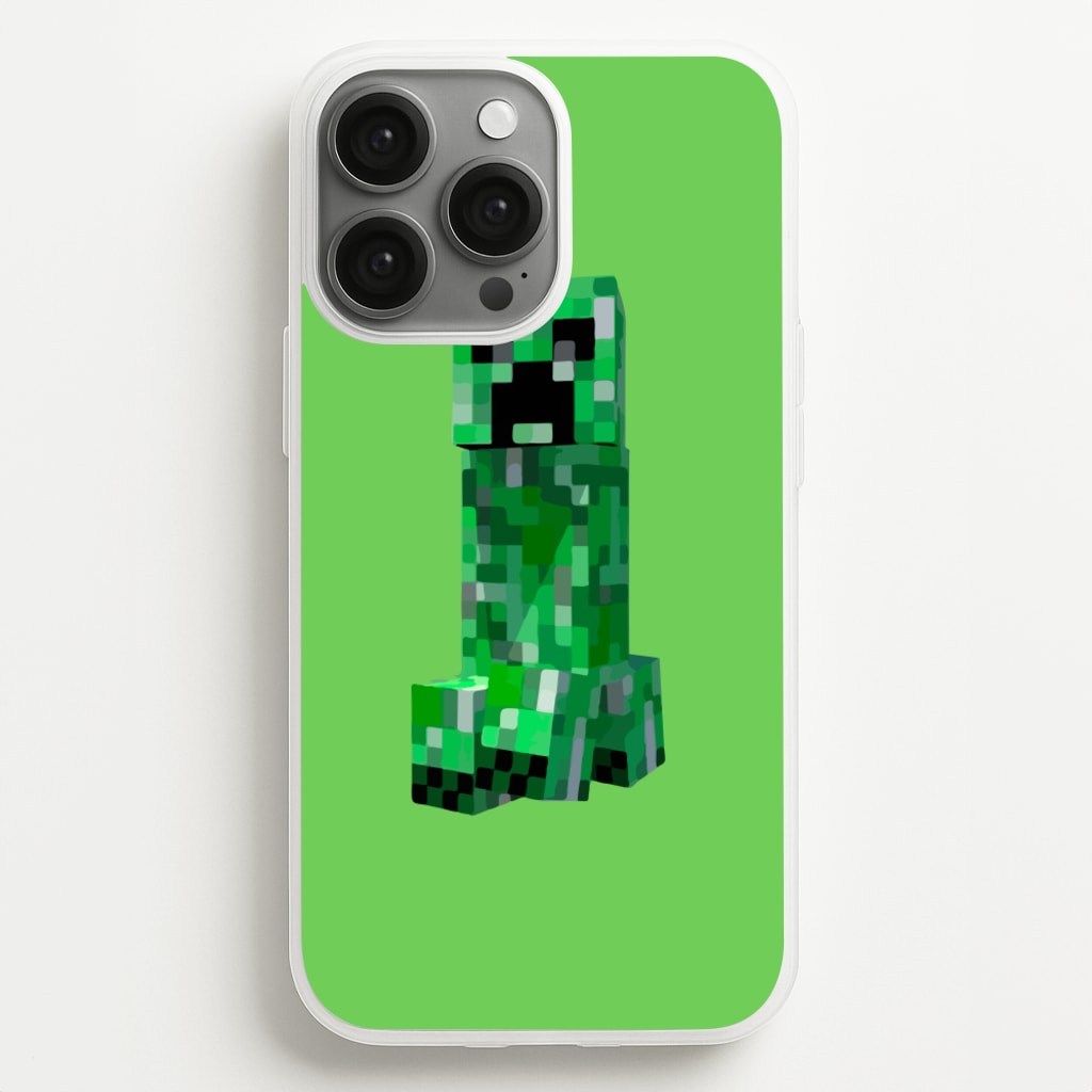 Mining Creeper  - Minecraft Phone Case for iPhone 13 Pro Max