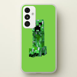 Mining Creeper  - Minecraft Phone Case for Galaxy A35