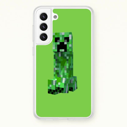 Mining Creeper  - Minecraft Phone Case for Galaxy S21FE