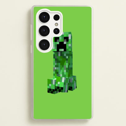 Mining Creeper  - Minecraft Phone Case for Galaxy S25 Ultra