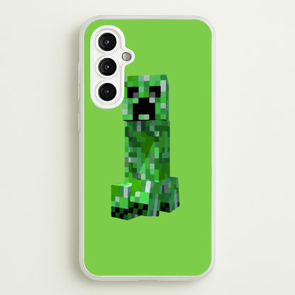 Mining Creeper  - Minecraft Phone Case for Galaxy A14