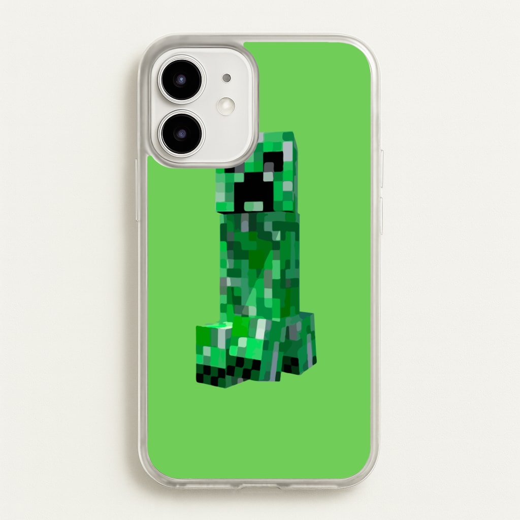 Mining Creeper  - Minecraft Phone Case for iPhone 12 / 12 Pro