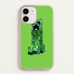 Mining Creeper  - Minecraft Phone Case for iPhone 12 / 12 Pro