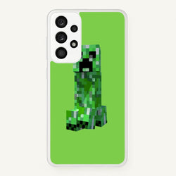 Mining Creeper  - Minecraft Phone Case for Galaxy A53