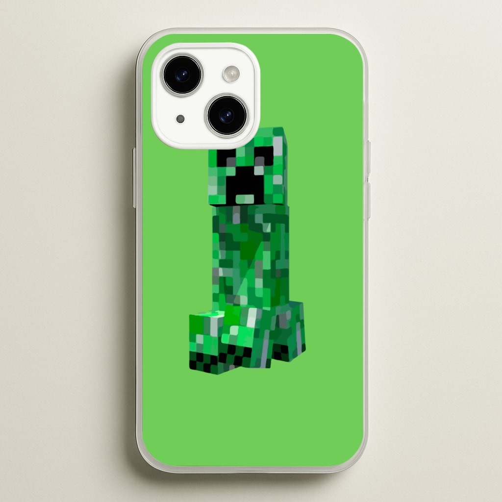 Mining Creeper  - Minecraft Phone Case for iPhone 15 Plus