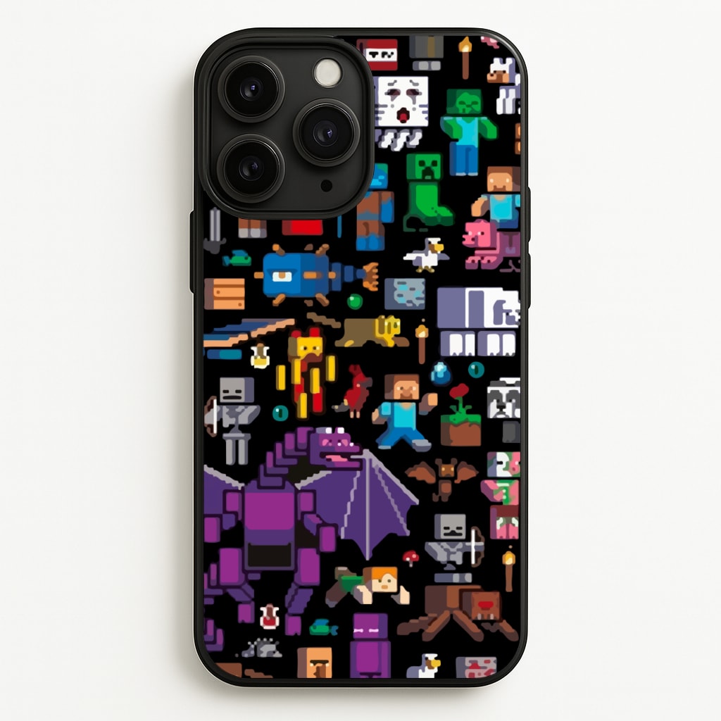 Mining Collage  - Minecraft Phone Case for iPhone 11 Pro