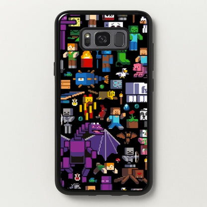 Mining Collage  - Minecraft Phone Case for Galaxy S8 Plus