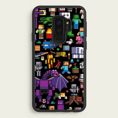 Mining Collage  - Minecraft Phone Case for Galaxy S9 Plus