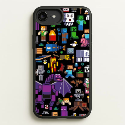 Mining Collage  - Minecraft Phone Case for iPhone 6 Plus / 7 Plus / 8 Plus
