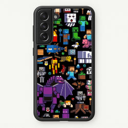 Mining Collage  - Minecraft Phone Case for Galaxy S21FE