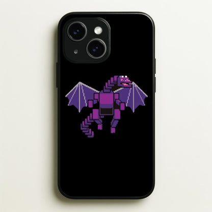 Ender Dragon  - Minecraft Phone Case for iPhone 15