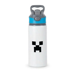 Creeper Face - Mining Active Water Bottle - Blue