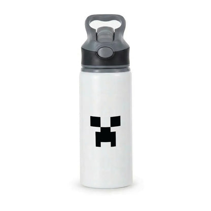 Creeper Face - Mining Active Water Bottle - Black