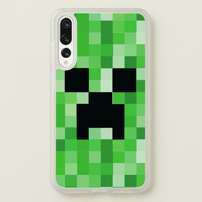 Creeper Face - Mining  - Minecraft Phone Case for Huawei P20 Pro