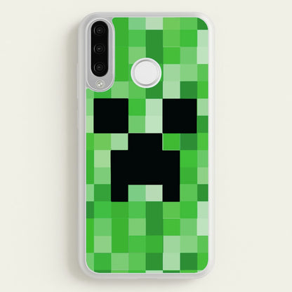 Creeper Face - Mining  - Minecraft Phone Case for Huawei P30 Lite